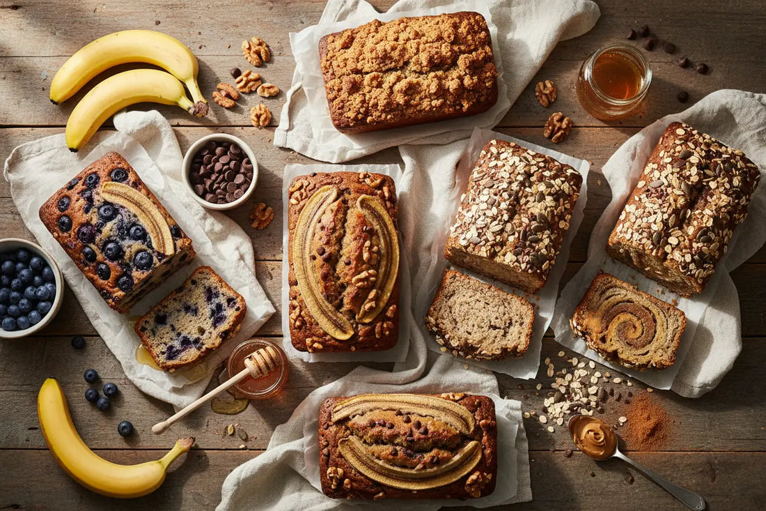 7 Healthy Banana Bread Variations 