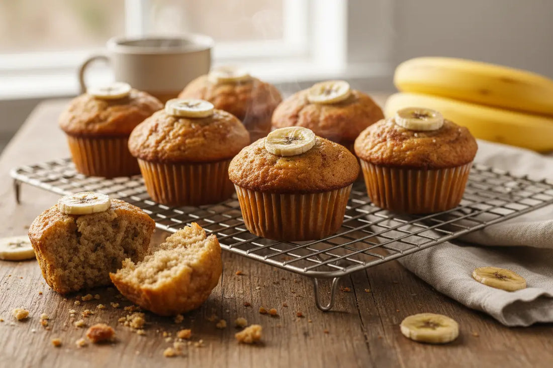 Air Fryer Banana Muffins
