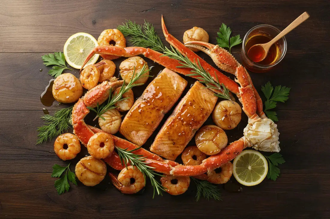  seafoodMaple BBQ asorty