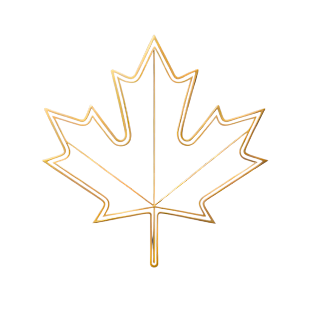 Maple leaf icon for authentic Canadian maple taste.